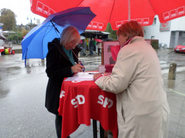 SPD-Stand auf dem Puchheimer Herbst-Marktsonntag 2016