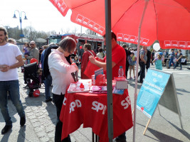 SPD-Infostand Frühjahrs-Marktsonntag 2017