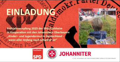 Einladung SPD-Frühjahrsempfang 2025 Vorderseite