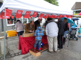 SPD-Infostand zur Europawahl 27.04.2014