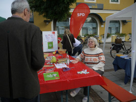 SPD-Mitmachstand Ökomarkt 2014