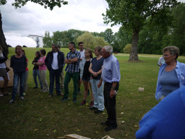 Startbesprechung mit Turnierleiter Manfred Paulus