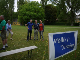 Team "Sozis" beim Puchheimer Mölkky-Turnier 2014