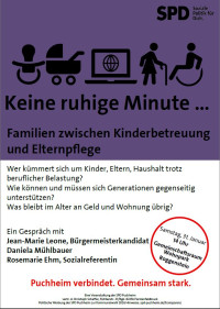 Plakat Keine ruhige Minute