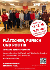 SPD-Plakat Infostand 13.12.2025