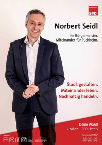 Plakat Norbert Seidl - Unser Bürgermeister