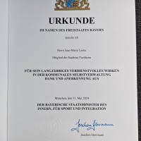 Leone Kommunale Dankesurkunde