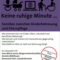 Plakat Keine ruhige Minute