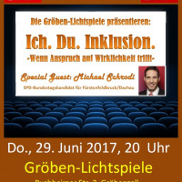 Plakat SPD-Kinoabend 29.06.2017 Ich. Du. Inklusion.