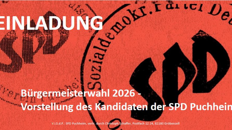 Einladung Kandidatenvorstellung Bürgermeisterwahl 2026